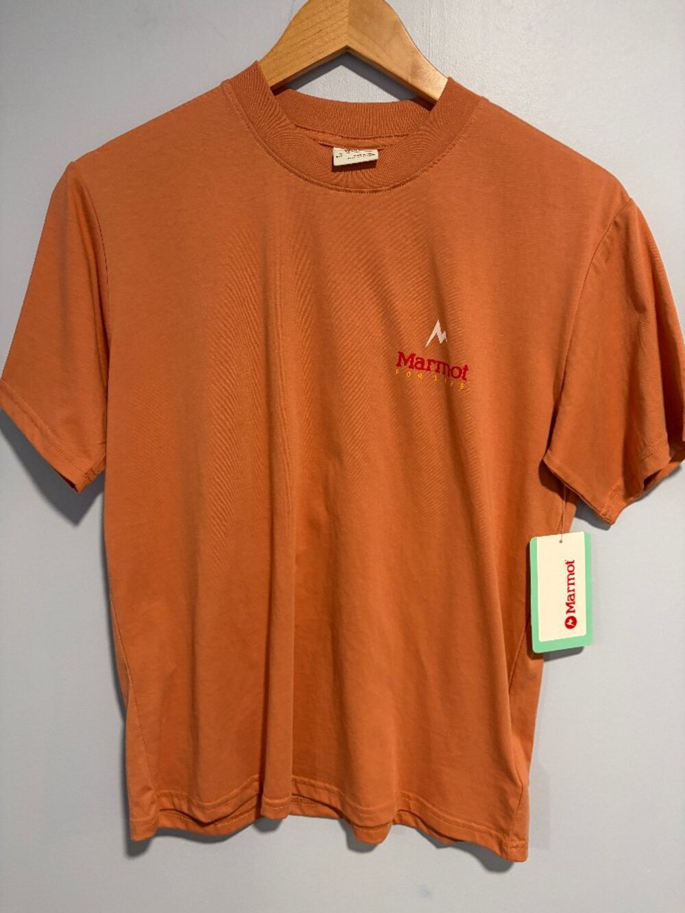 Womens Marmot For Life Tee- Sunburn
